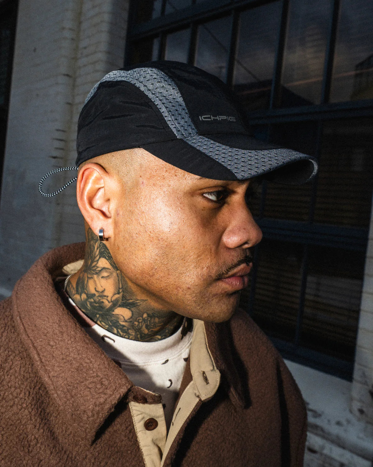 GENESIS MESH PANEL CAP BLACK