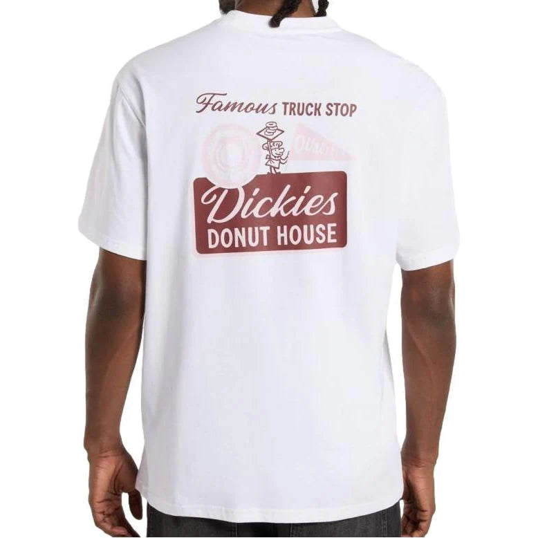 DONUT HOUSE SS TEE WHITE