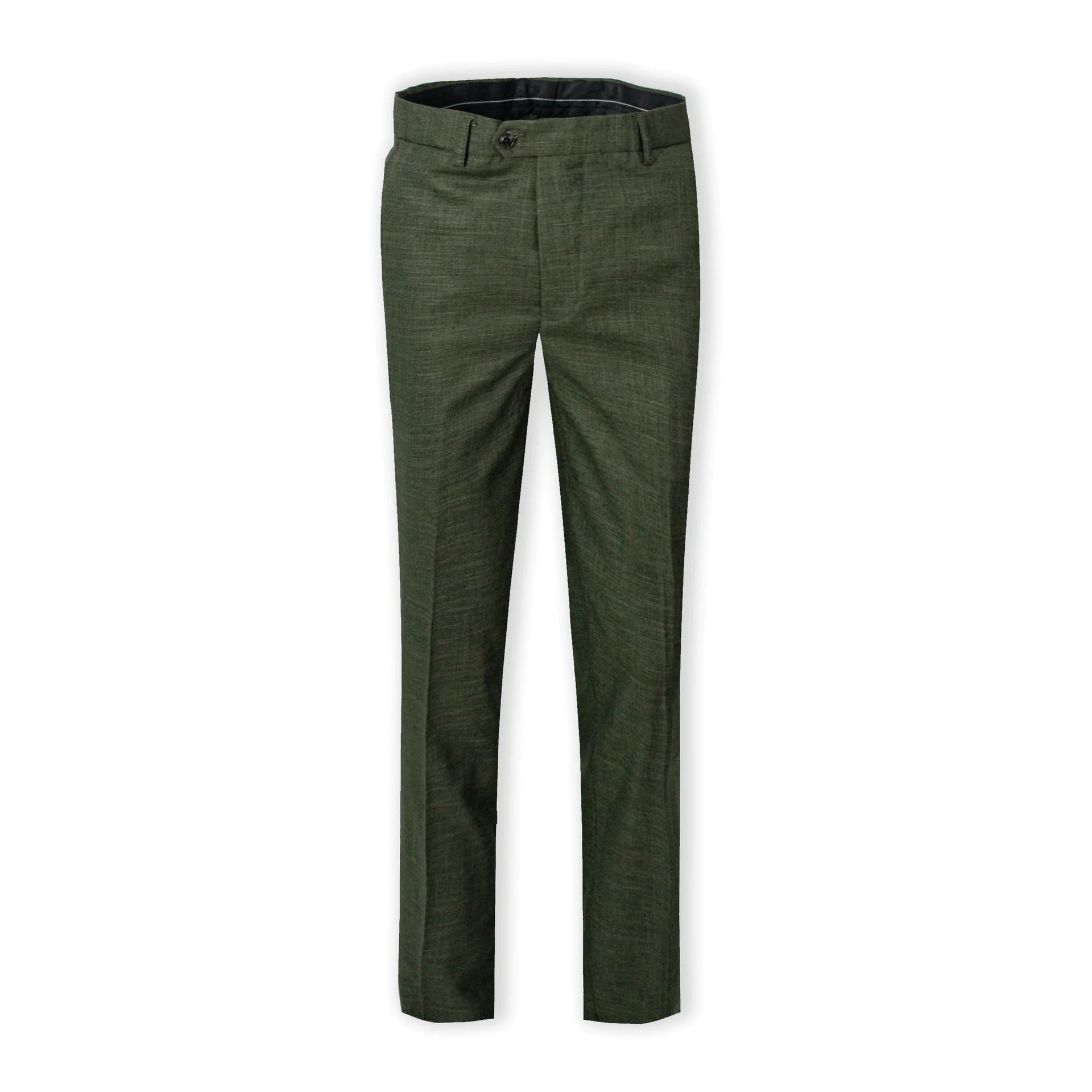 SCUZZATTI OLIVER FLATFRONT TROUSER MOSS