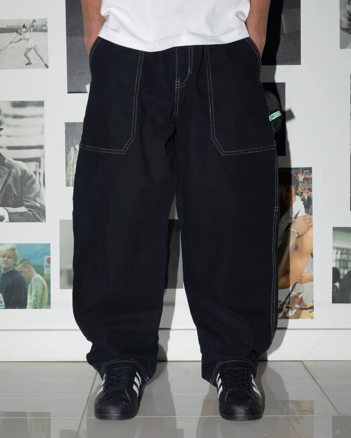 WORKSHOP CANVAS PANTS BLACK