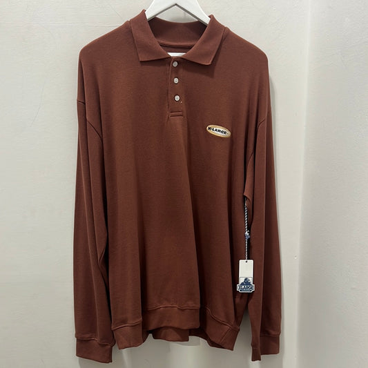 OVAL LS RUGBY - BROWN