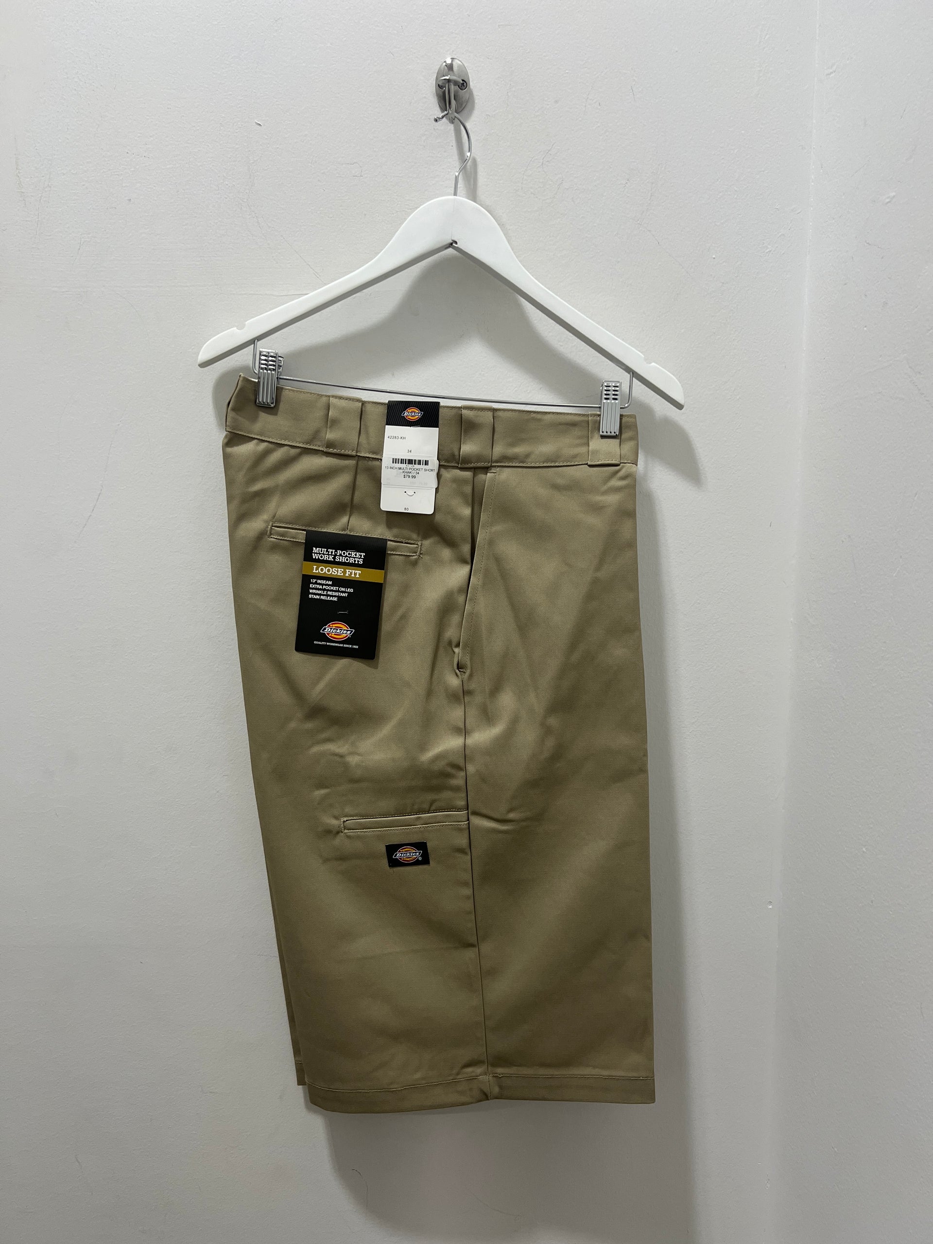 13 INCH MULTI POCKET SHORT - KHAKI