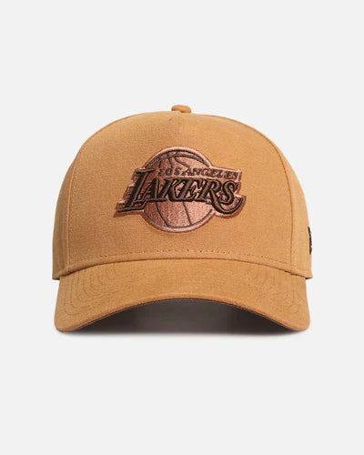 940AF CAP LA LAKERS WASHED CANVAS BRONZE