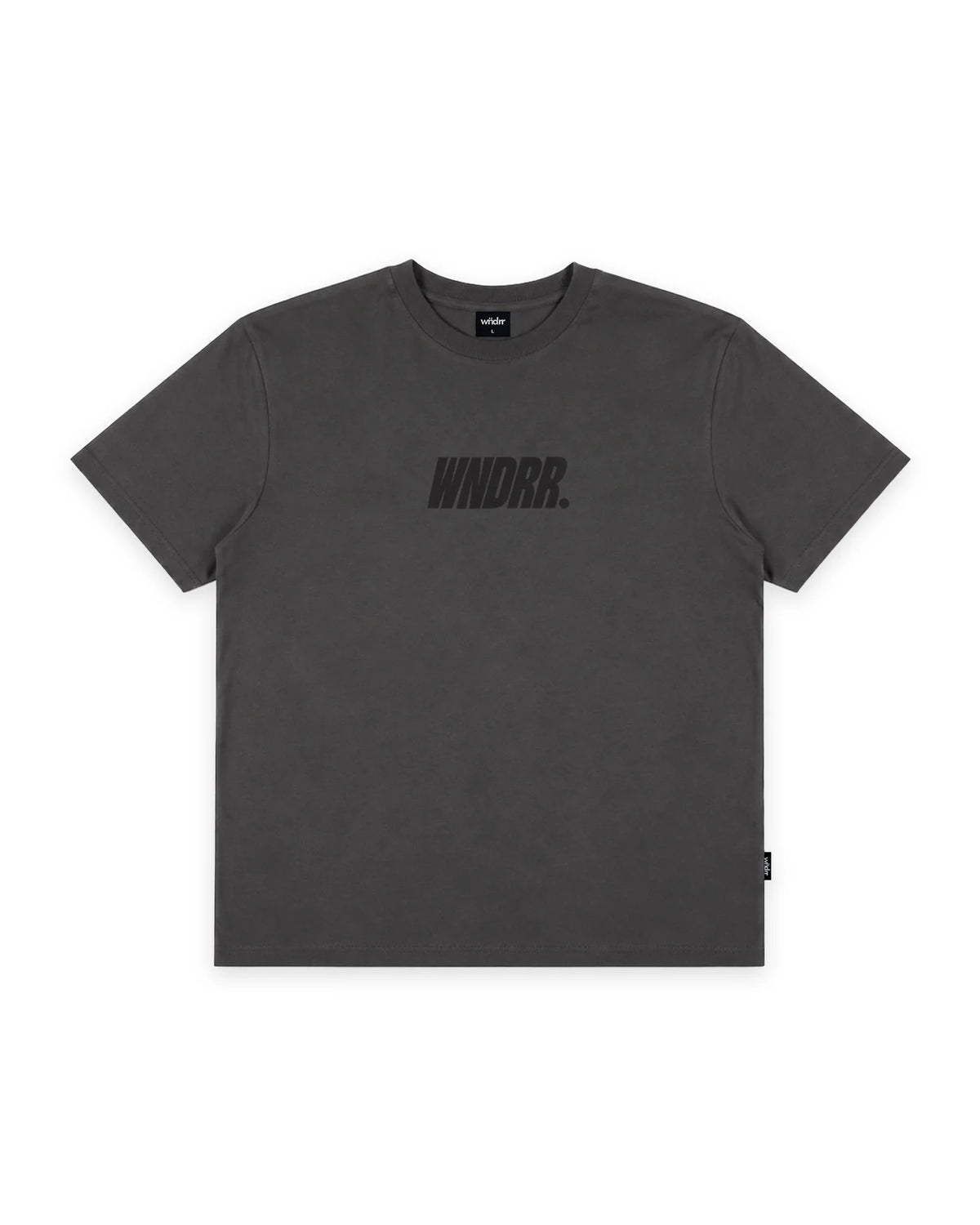 DRIFT BOX FIT TEE CHARCOAL