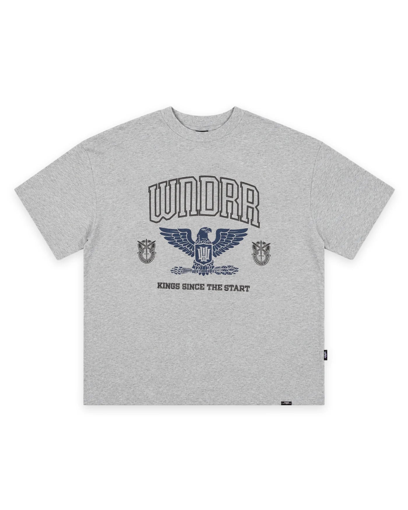 RIOT HEAVY WEIGHT TEE GREY MARLE