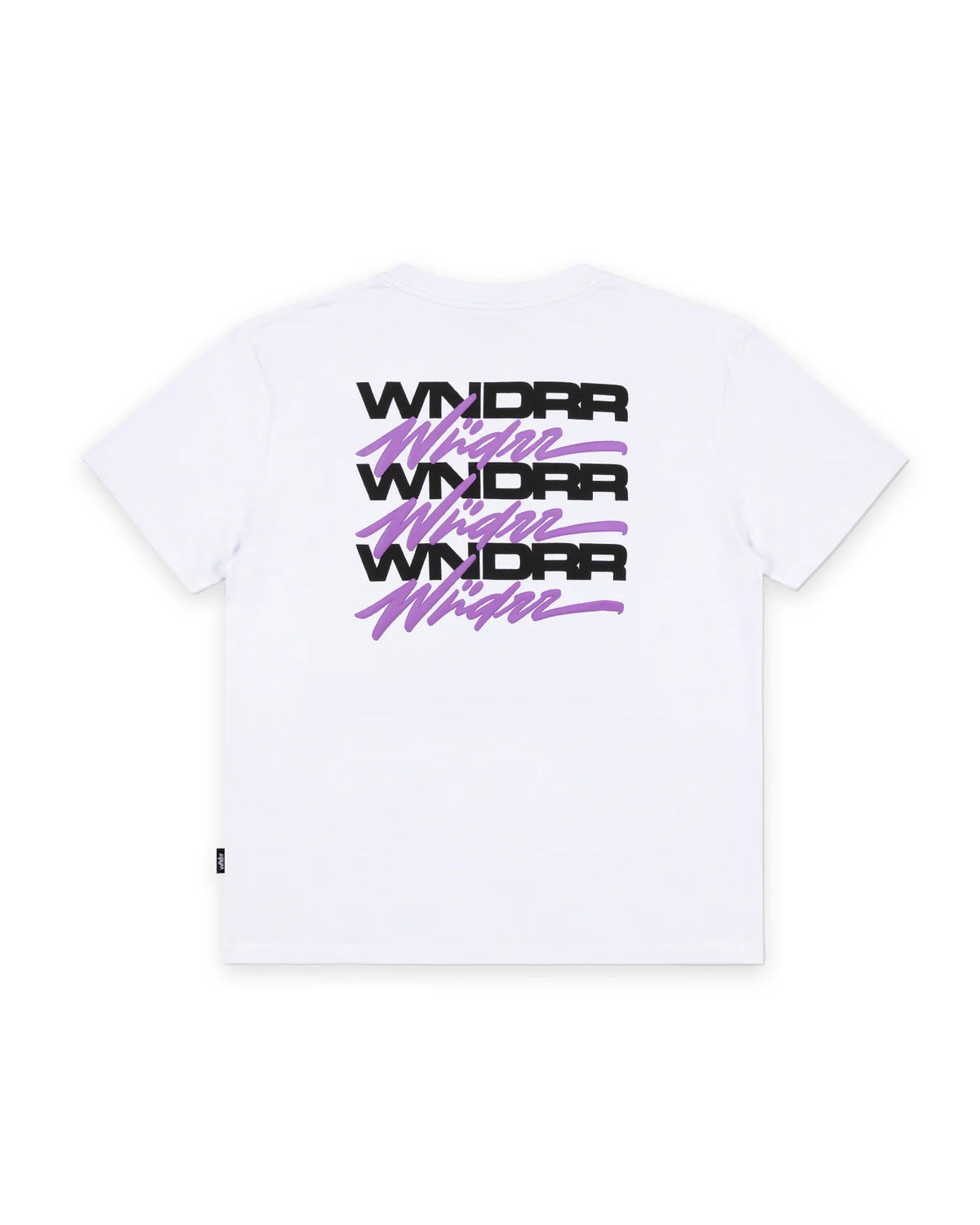 HEXED BOX FIT TEE WHITE
