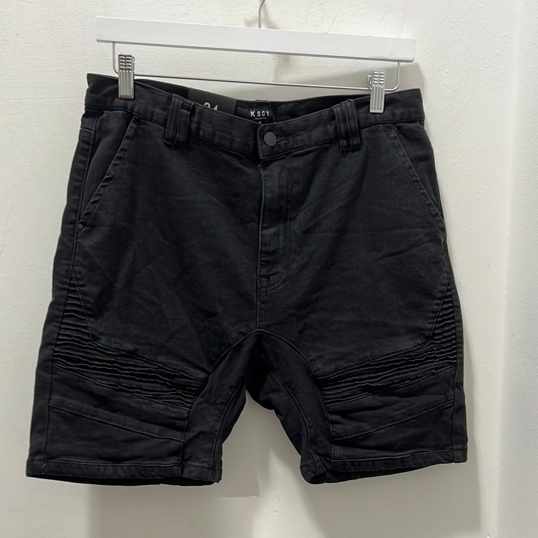 SPECTRA DENIM SHORT - OBSIDIAN BLACK