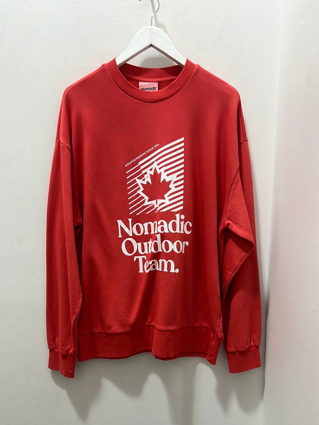 DENTON RELAXED SWEATER - PIGMENT TOMATO