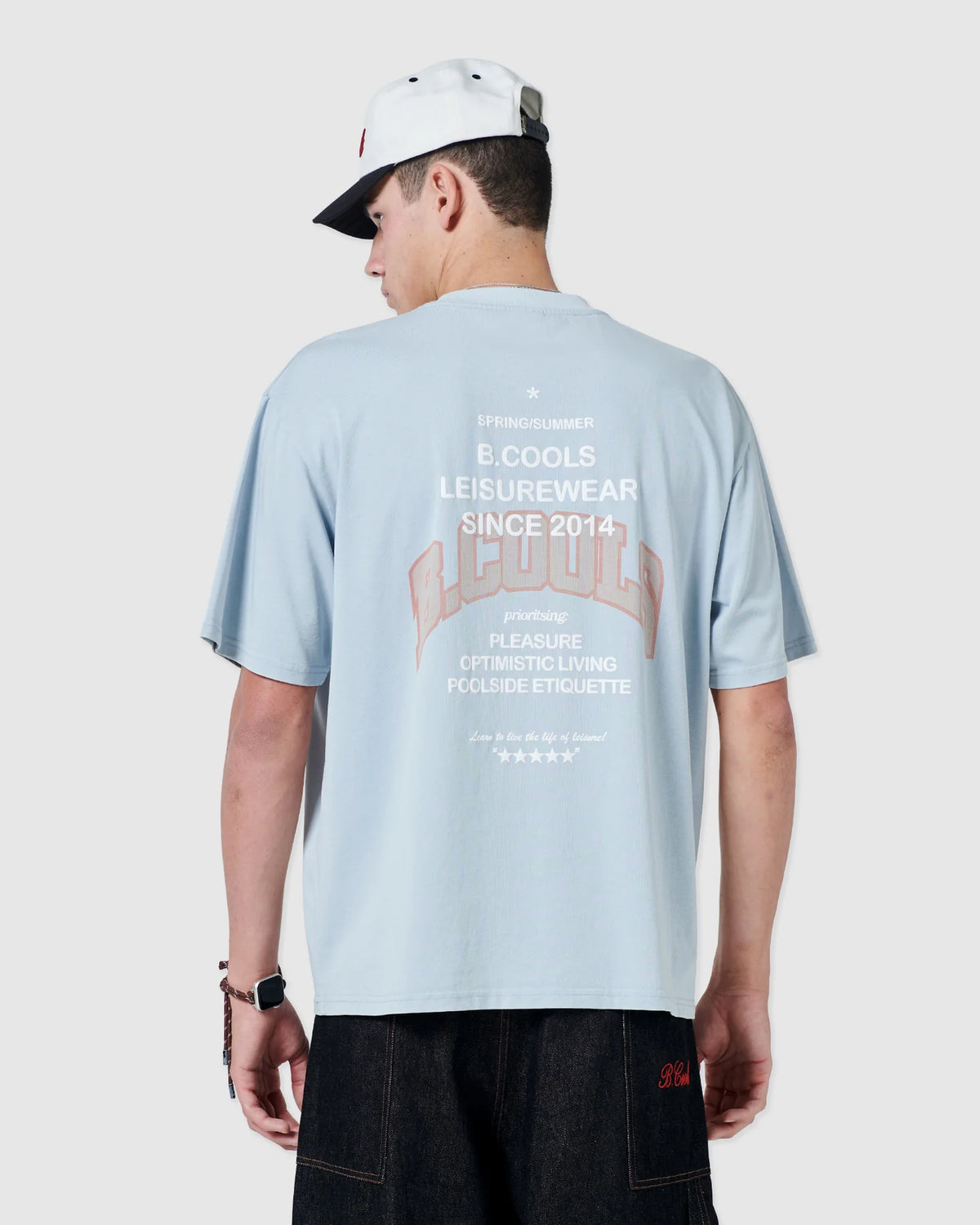 STAMP TEE BLUE