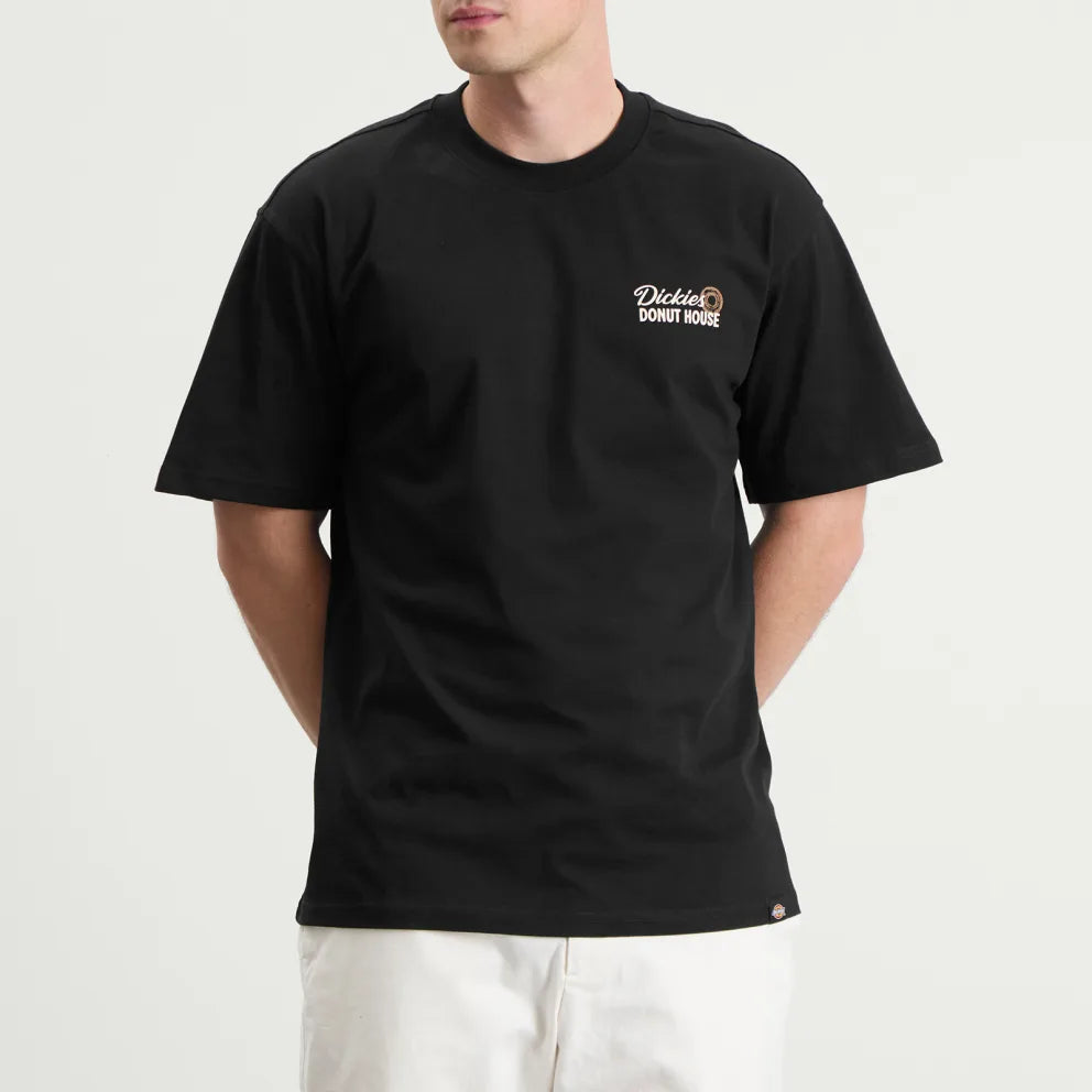DONUT HOUSE SS TEE BLACK