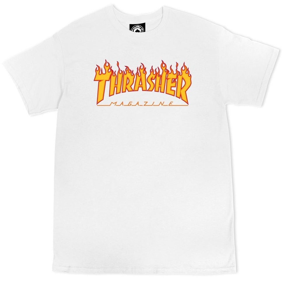 THR FLAME SS TEE WHITE