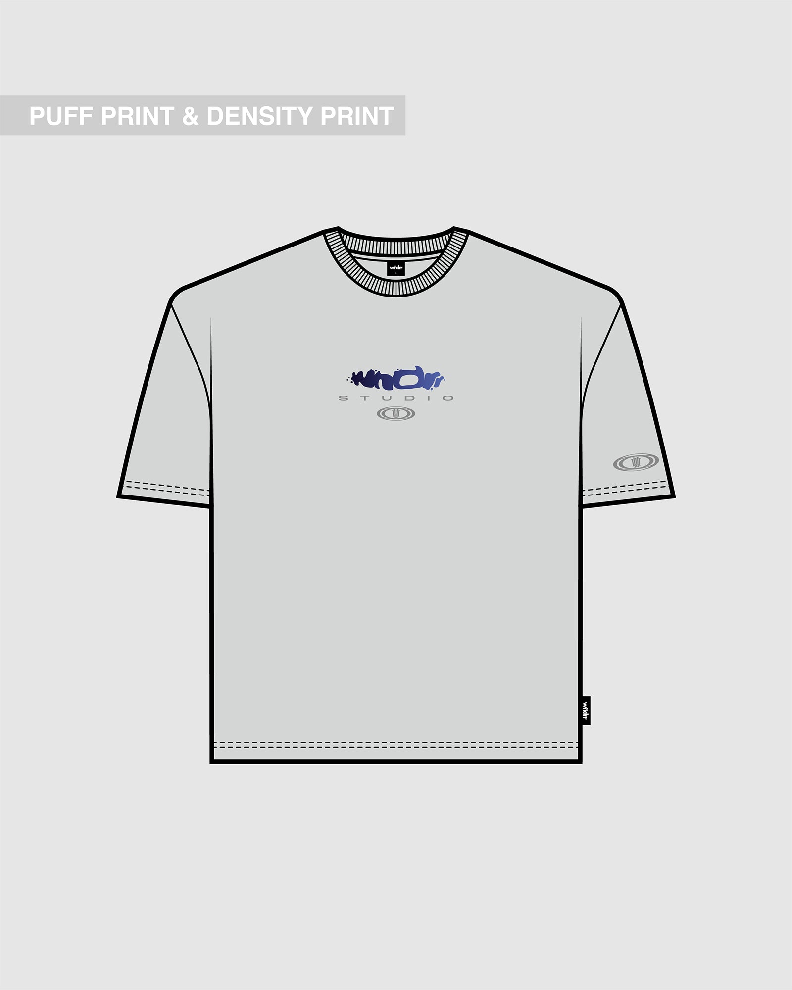 LAB BOX FIT TEE OYSTER