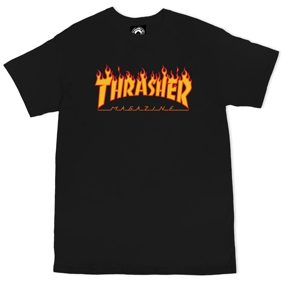 THR FLAME SS TEE BLACK