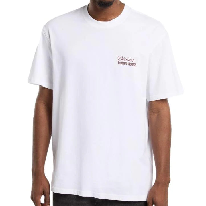 DONUT HOUSE SS TEE WHITE