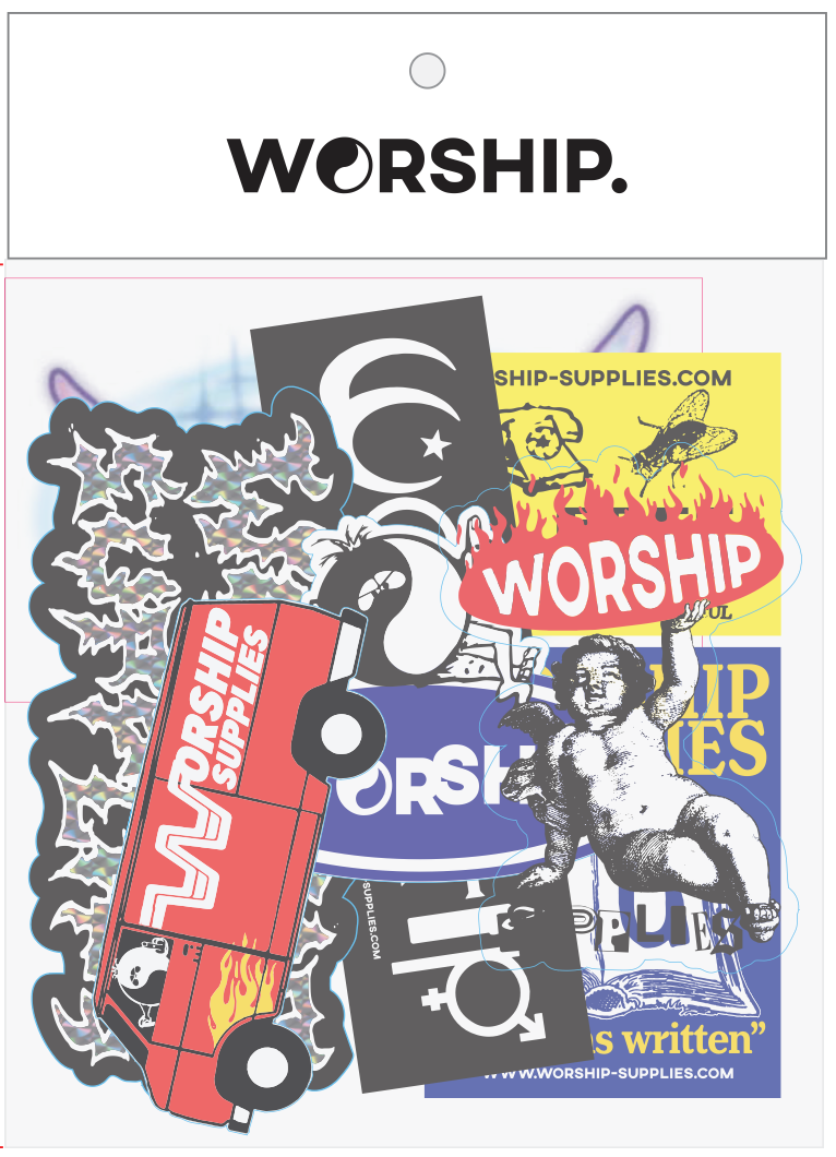WORSHIP STICKER PACK