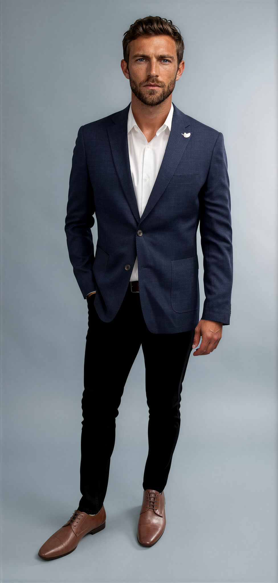BYRON BLAZER NAVY