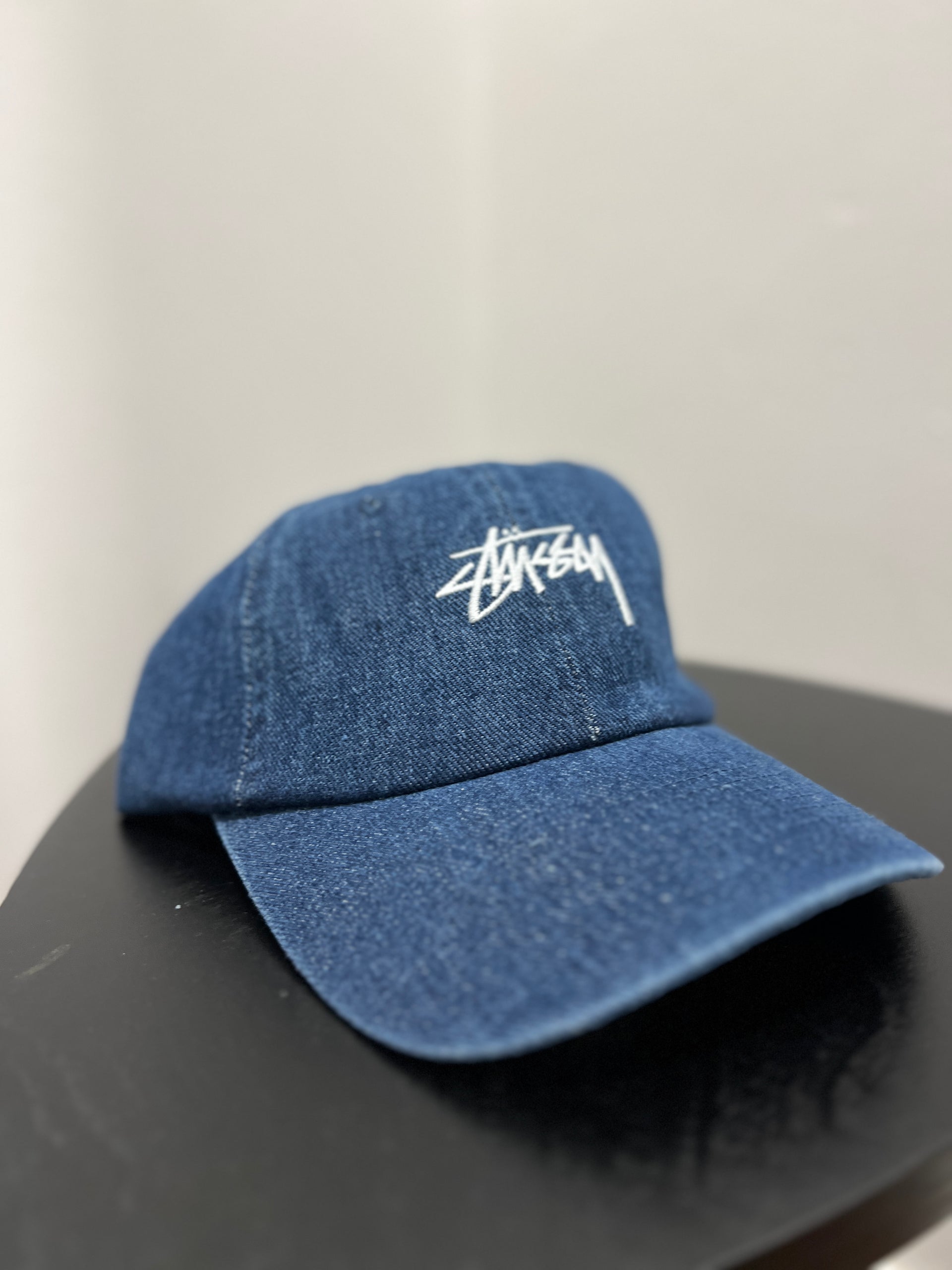 STOCK LOW PRO CAP WASHED NAVY DENIM