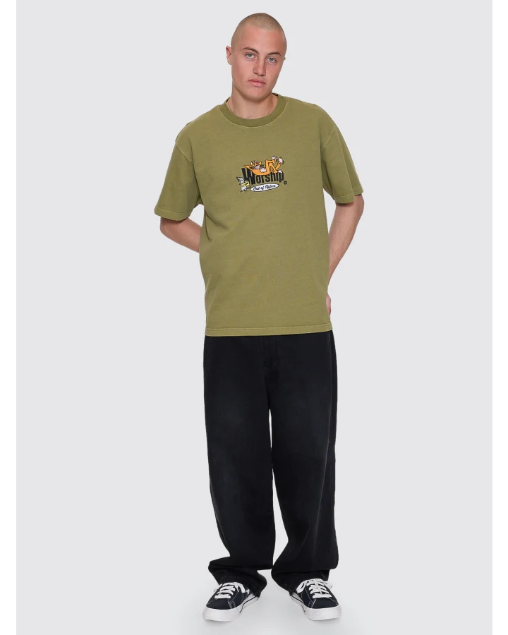 OUT OF OFFICE TEE CALI GREEN