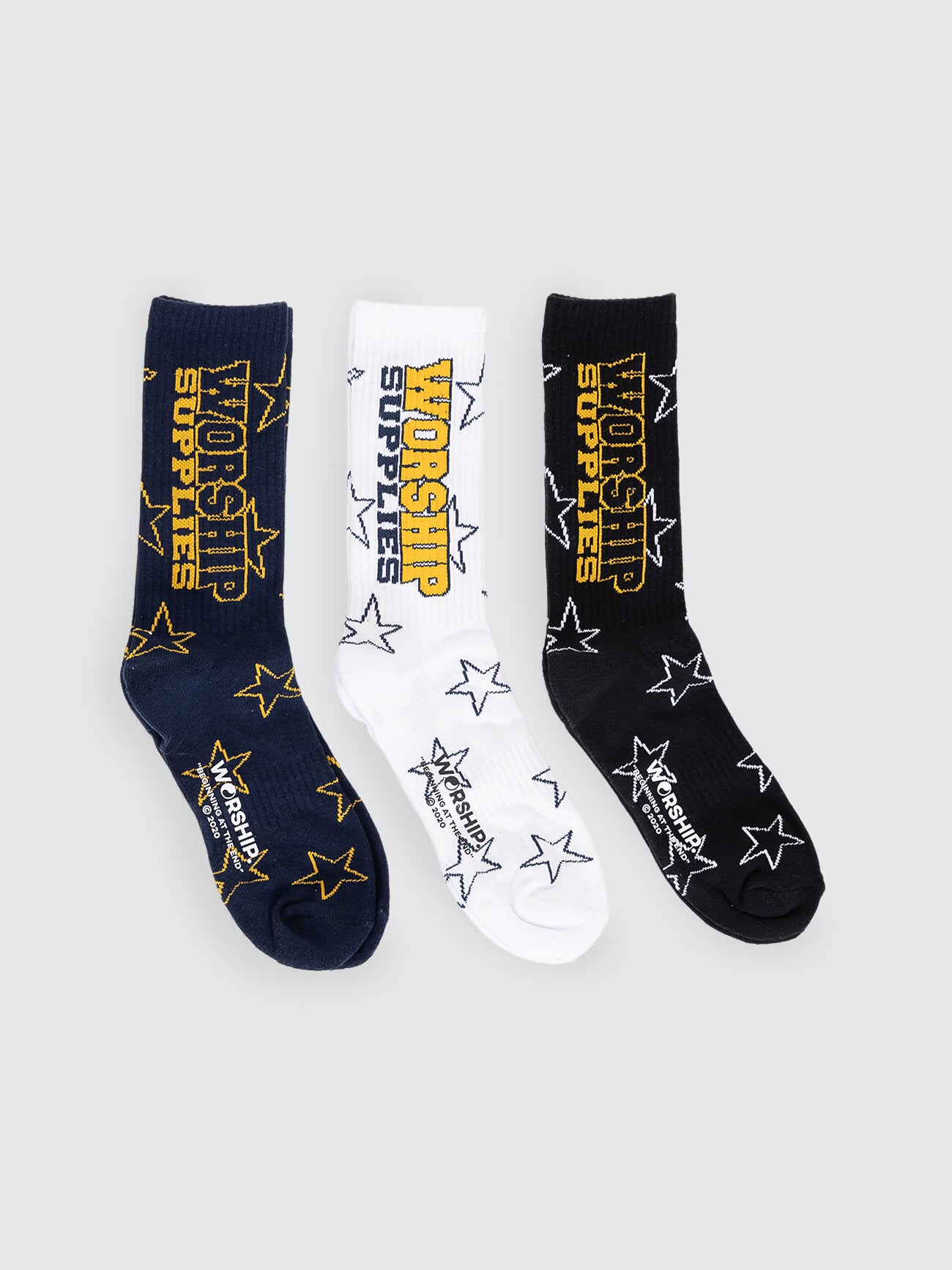STAR PLAYA SOCKS 3 PACK MULTI