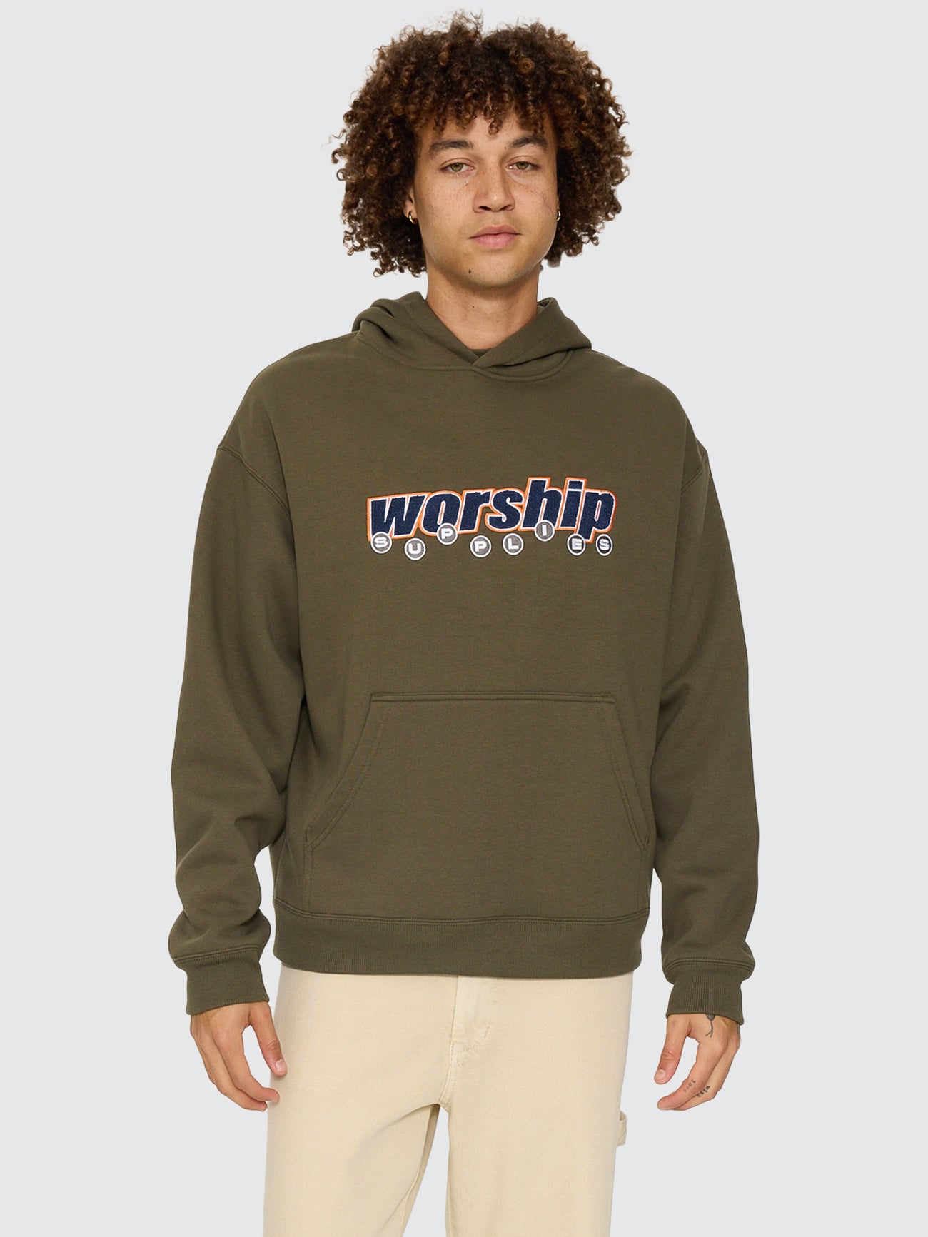 LINE STEPPER PULLOVER HOOD GRAPE LEAF