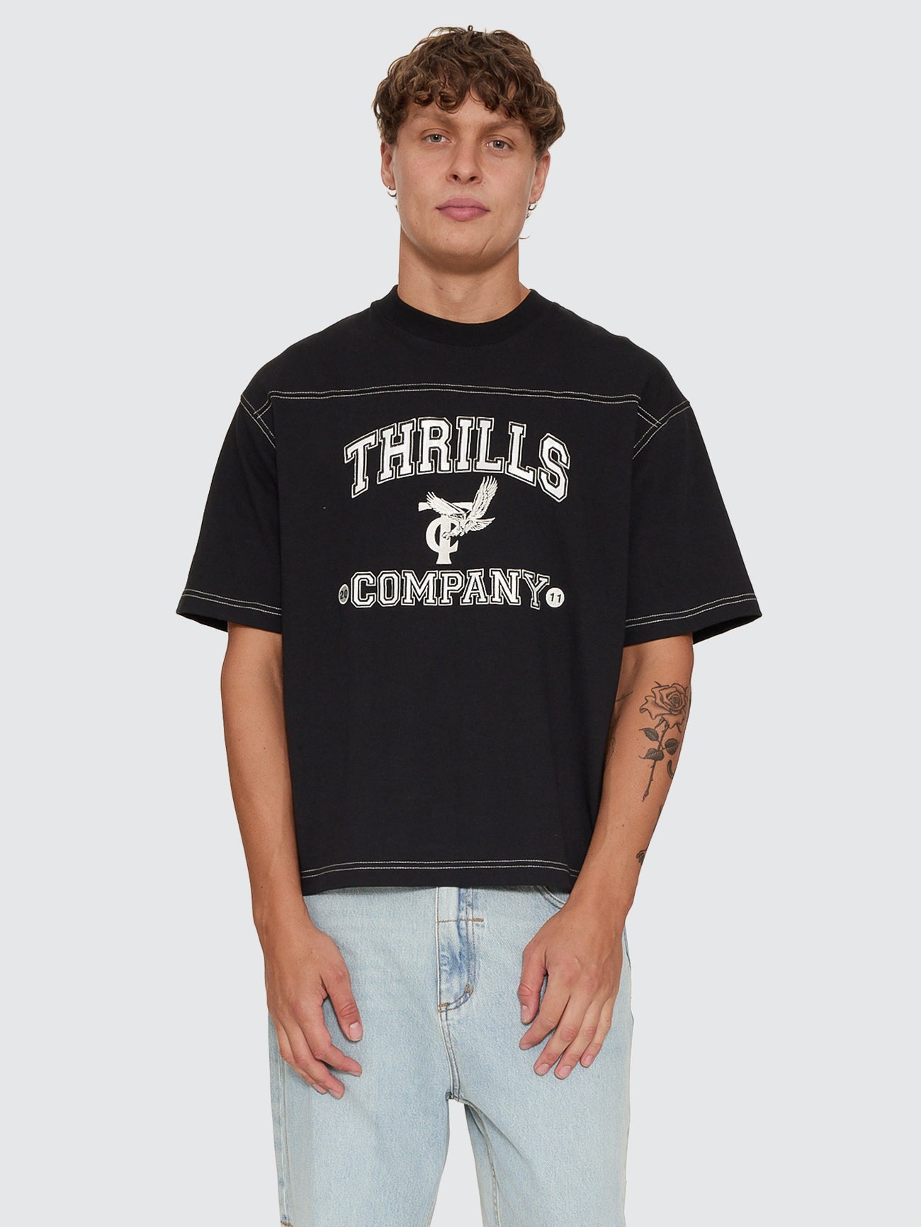 HEAVY RECRUITMENT TEE BLACK