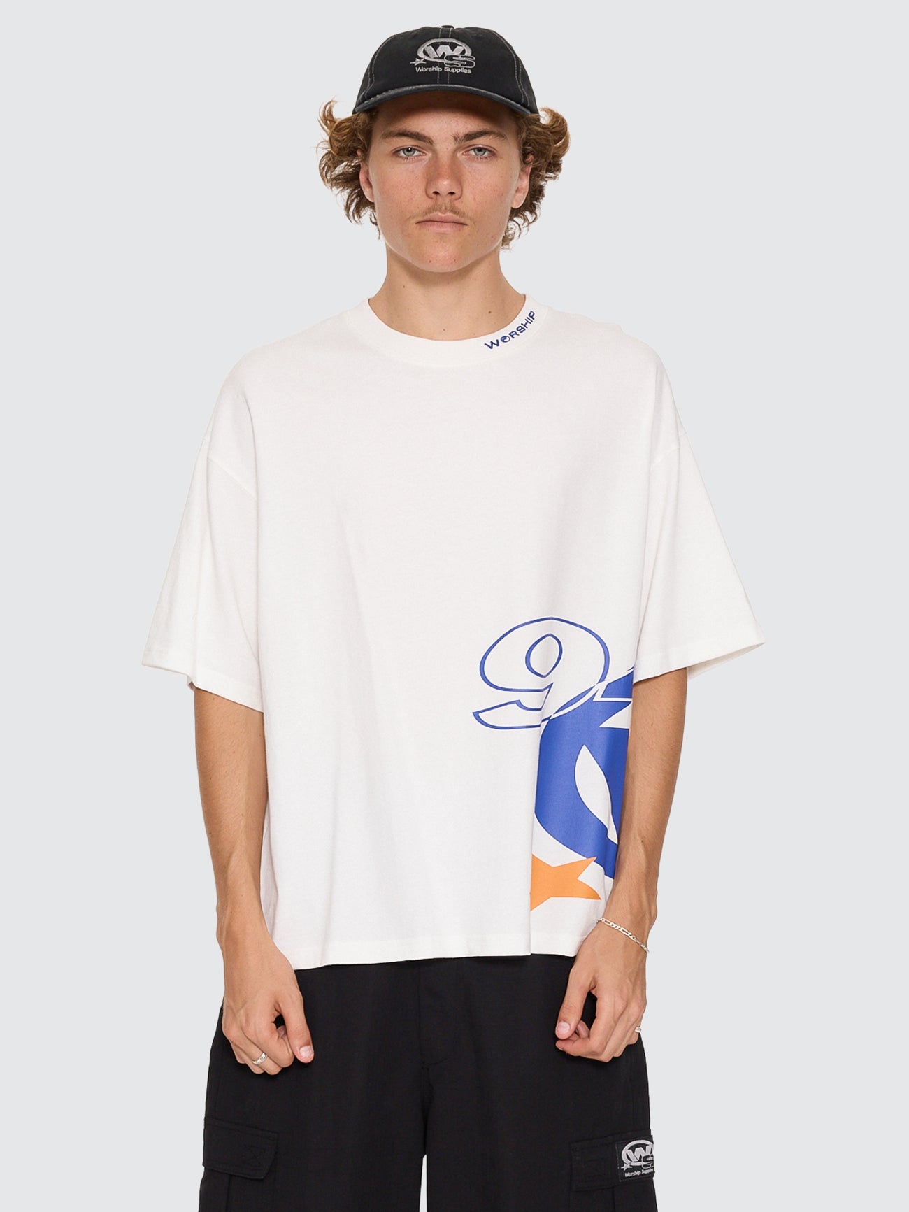 SIDER BOX CROP TEE COCONUT MILK