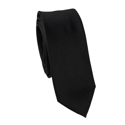 GOLD LABEL SELF PATTERN TIE BLACK