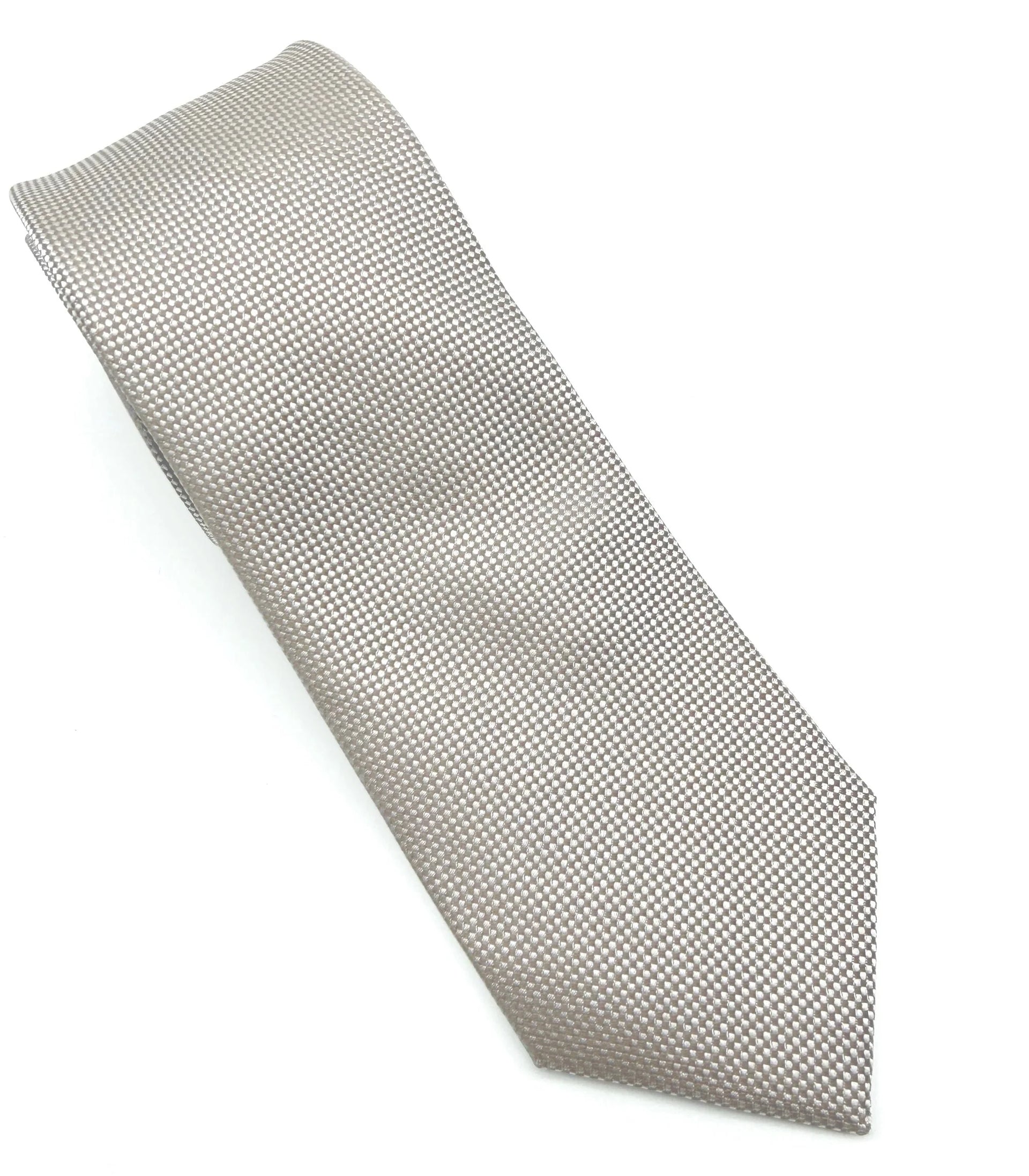 GOLD LABEL SELF PATTERNED TIE OATMEAL