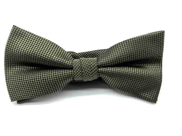 GOLD LABEL SELF PATTERNED BOWTIE OLIVE