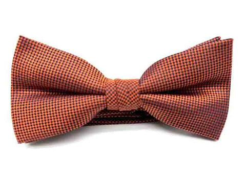 GOLD LABEL SELF PATTERN BOWTIE BURNT ORANGE