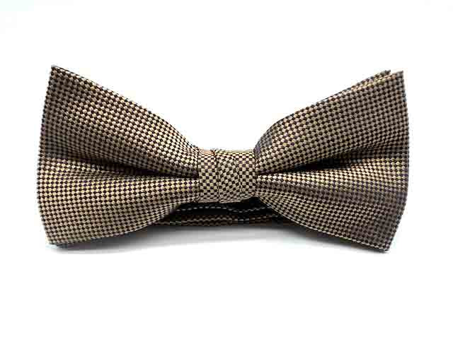 GOLD LABEL SELF PATTERNED BOWTIE CAPPUCINO