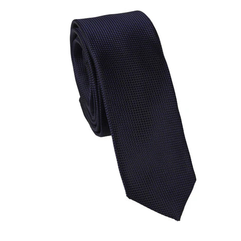 GOLD LABEL SELF PATTERN TIE NAVY