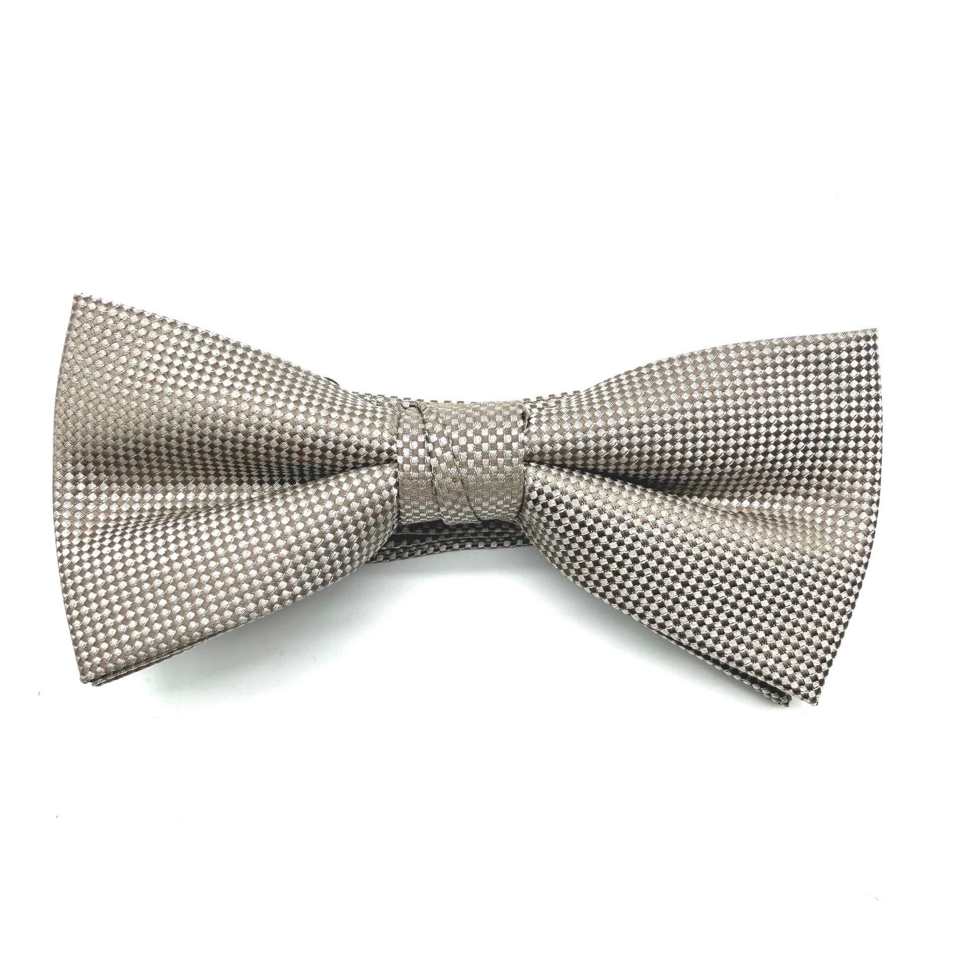 GOLD LABEL SELF PATTERNED BOWTIE OATMEAL
