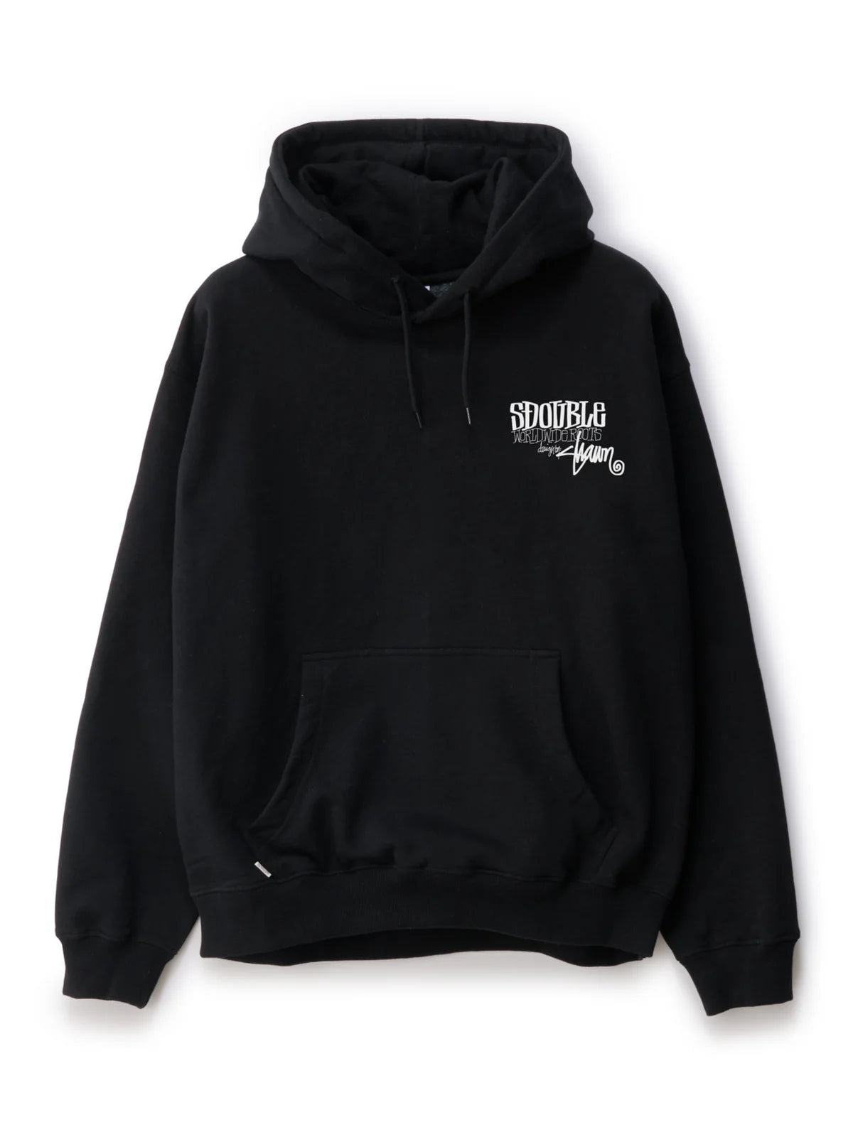 WORLD WIDE ROOTS HOOD BLACK