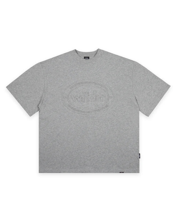 TOKEN HEAVY WEIGHT TEE GREY MARLE