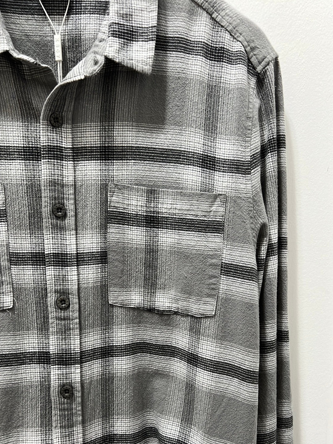 VENTURA CASUAL LS SHIRT - ASPHALT/GREY CHECK