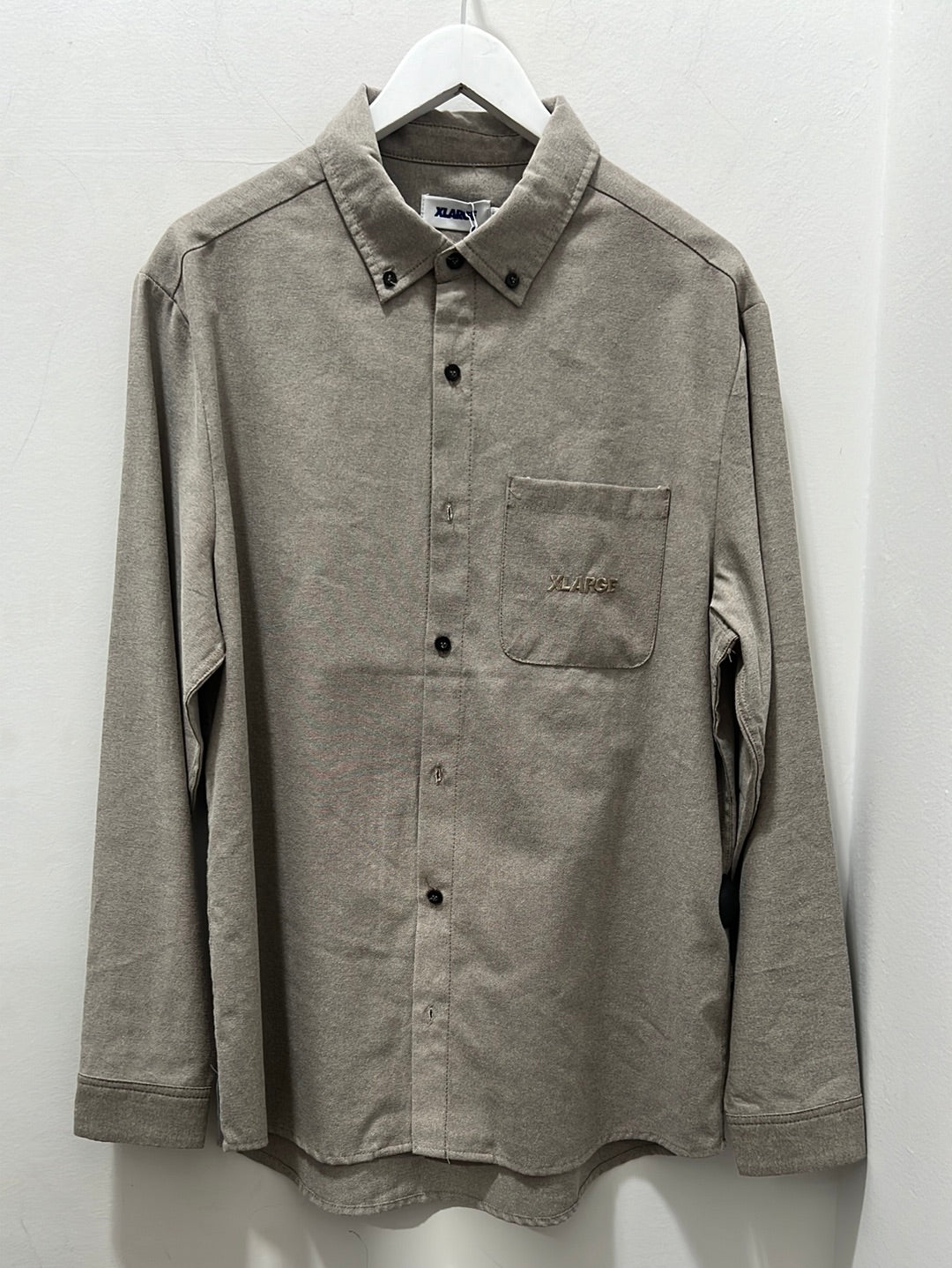 91 OXFORD LS SHIRT - BROWN