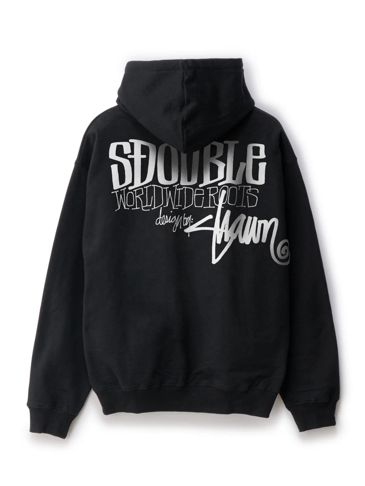 WORLD WIDE ROOTS HOOD BLACK