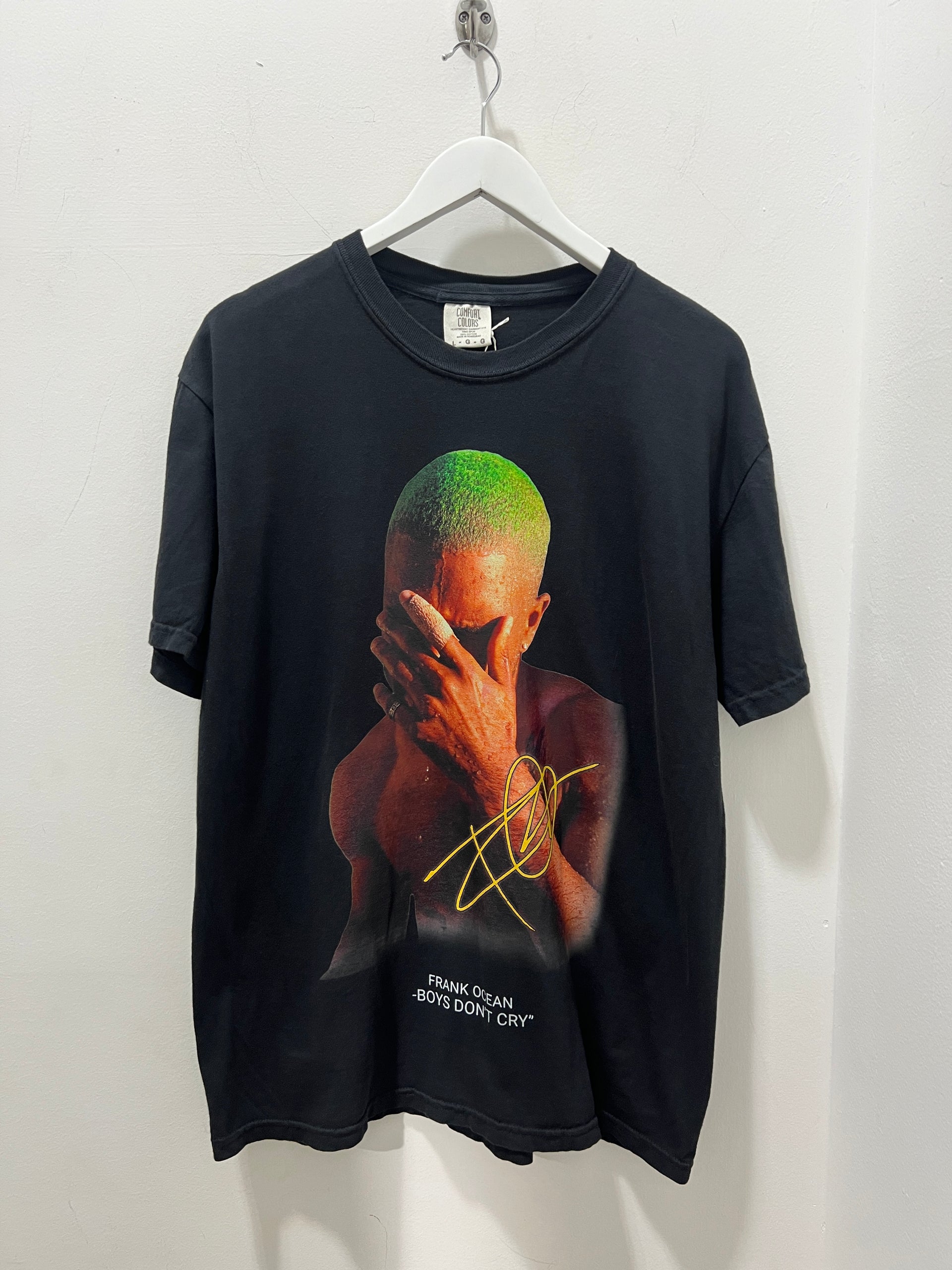 FRANK OCEAN FACE DROP TEE - BLACK