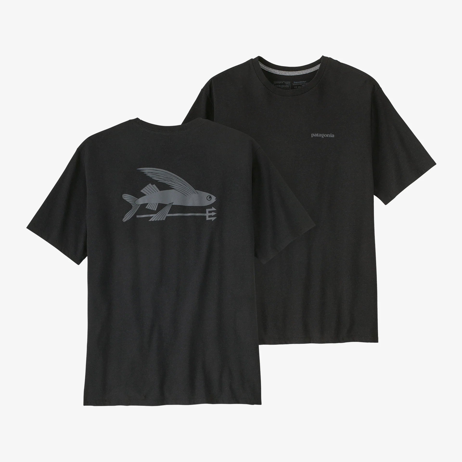 FLYING FISH TEE INK BLACK