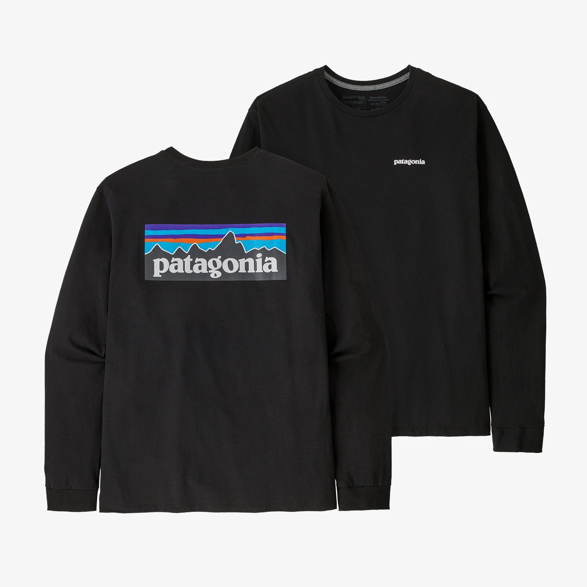 P-6 LOGO LS TEE BLACK