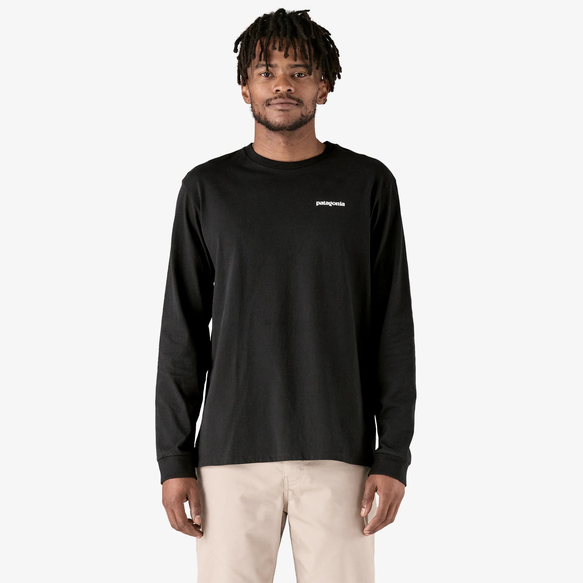 P-6 LOGO LS TEE BLACK