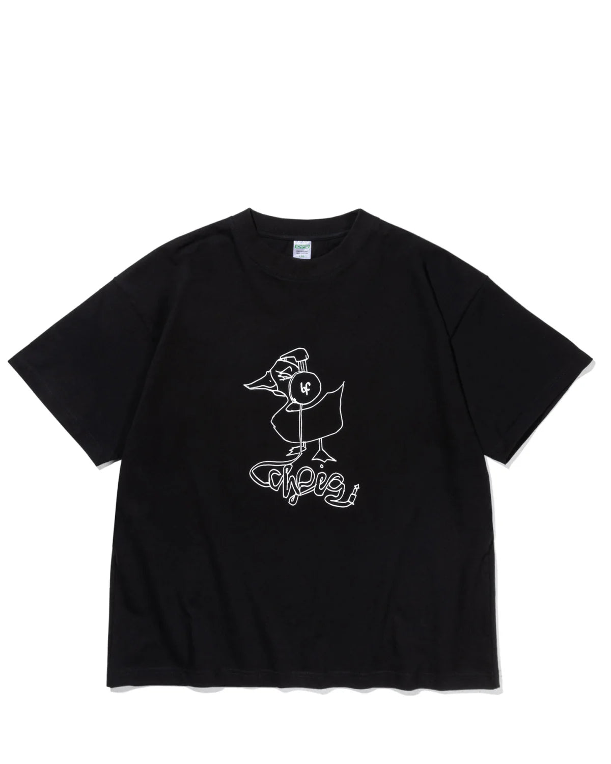 SKETCY DUCK TEE BLACK
