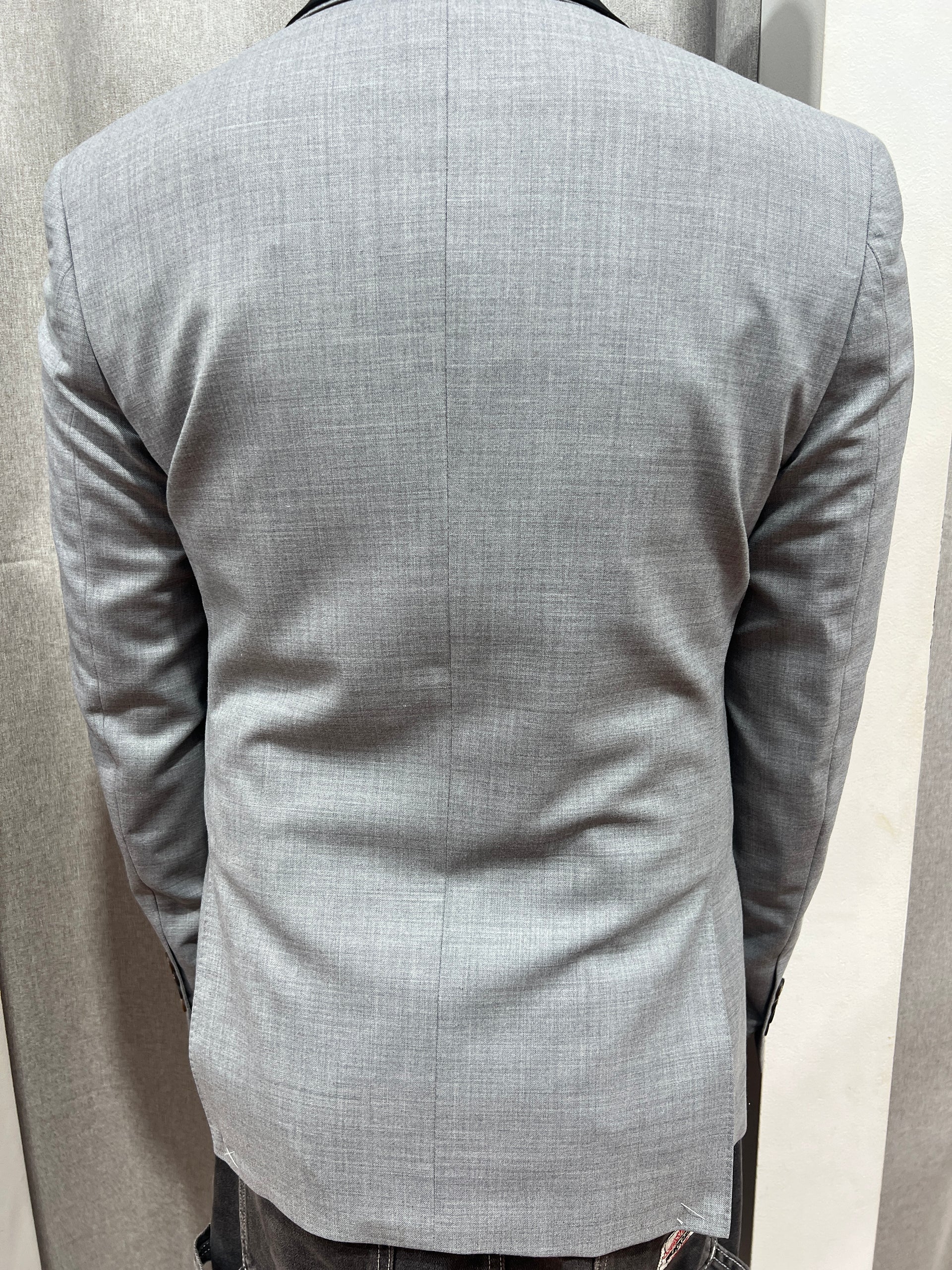 A0320215 WOOL SUIT JACKET GREY