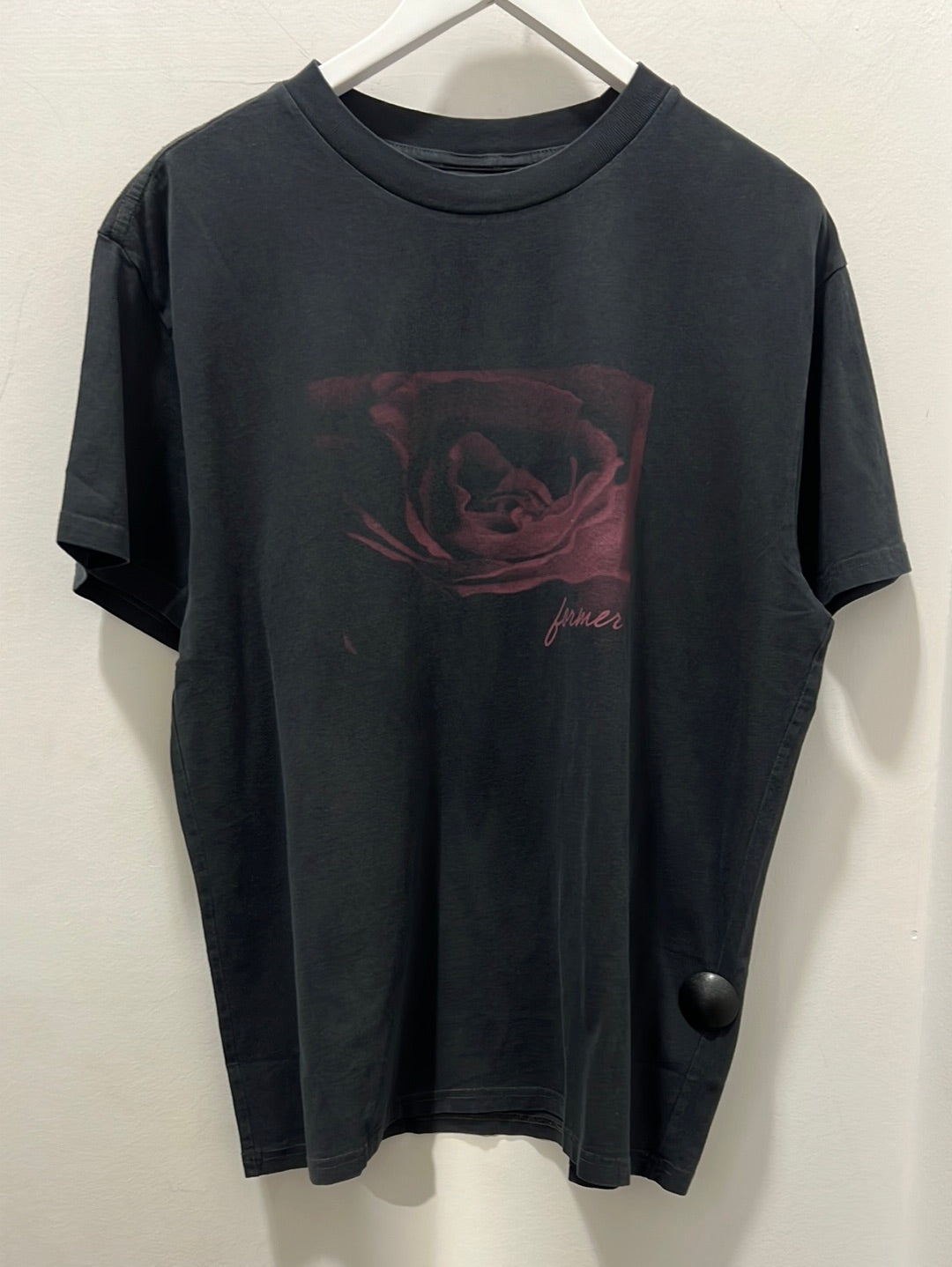 BLOOM TEE WASHED BLACK