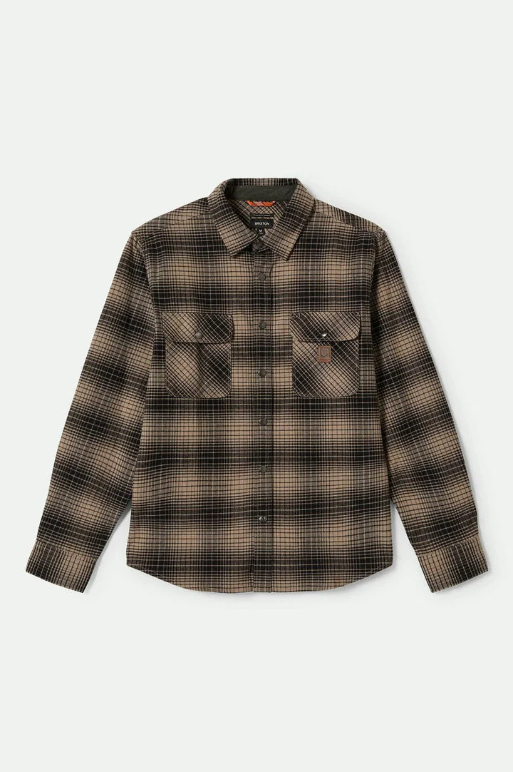 BUILDERS BOWERY FLANNEL BLACK/CINDER GREY