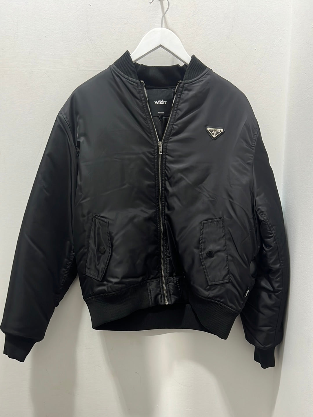 RADAR BOMBER JACKET - BLACK