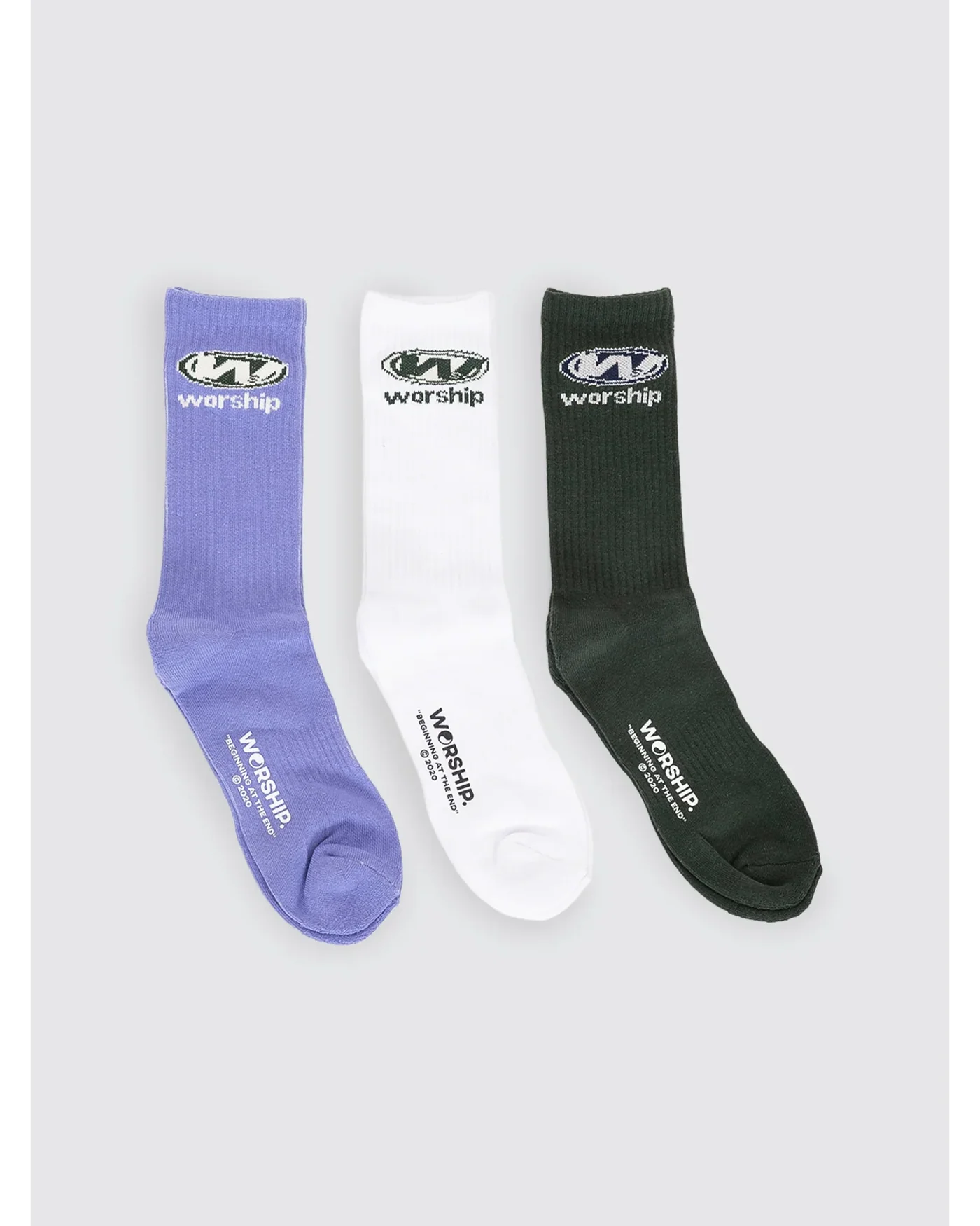 SONIC SOCKS 3 PACK MULTI