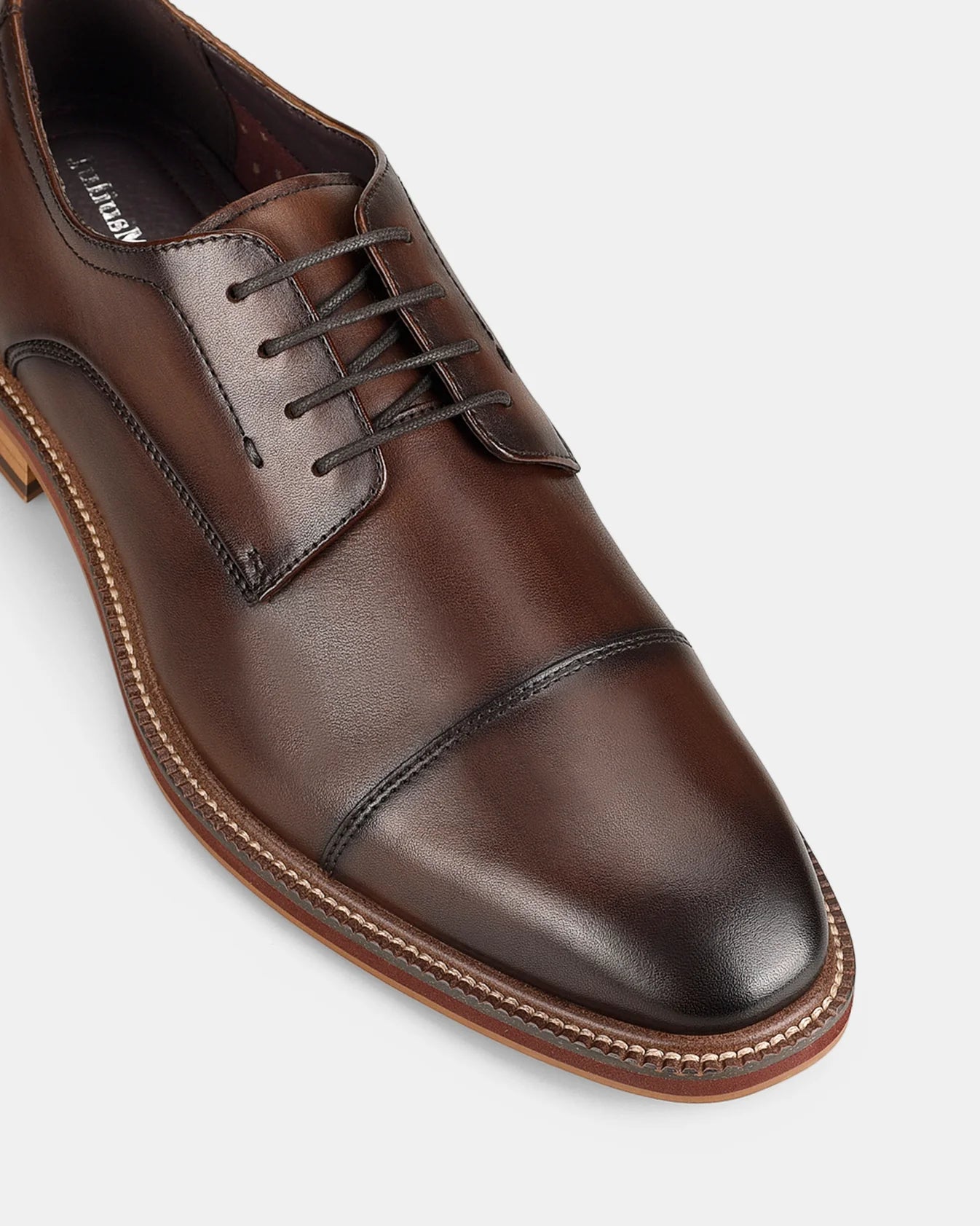 SCRIBBLE DRESS SHOE CHOCOLATE