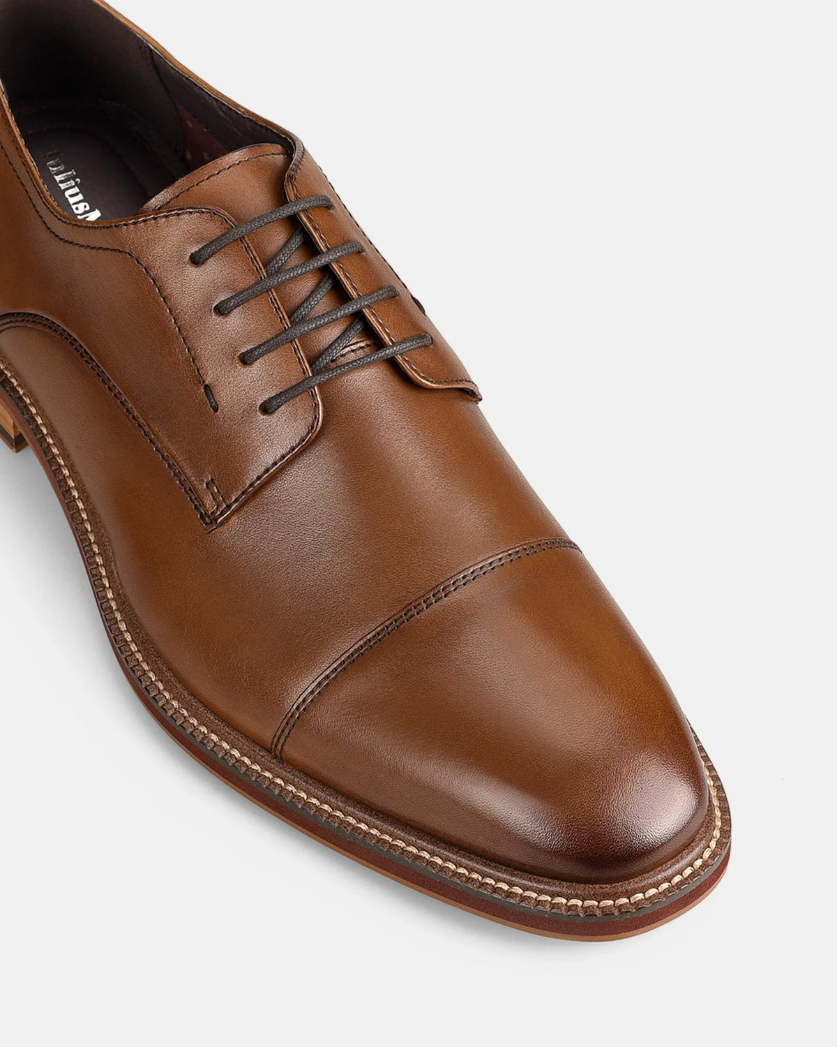 SCRIBBLE SHOE COGNAC